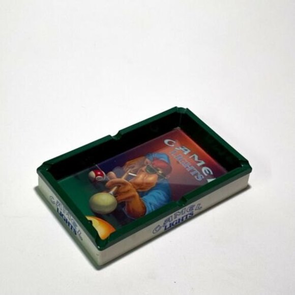 Camel Lights Cigarette Ashtray Joe Camel Pool Table 1992 Vintage Tobacciana - Picture 7 of 7